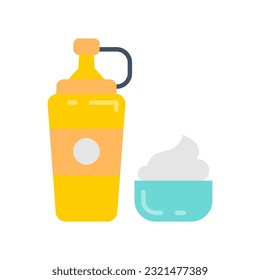 Mayonnaise icon in vector. Illustration