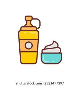 Mayonnaise icon in vector. Illustration