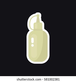 mayonnaise icon. vector illustration