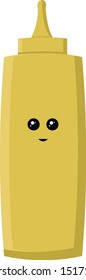 Mayonnaise, illustration, vector on white background.