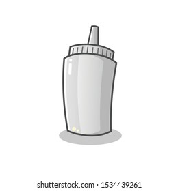 mayonnaise logo vector cartoon illustration