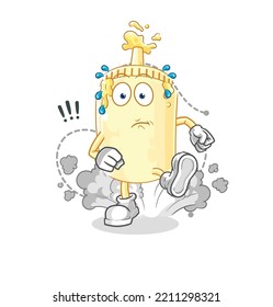 la ilustración de mayonesa en funcionamiento. vector de caracteres