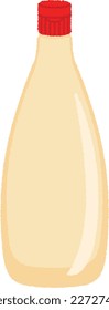 Mayonnaise is a semi-solid dressing made from edible oil, vinegar, and eggs.