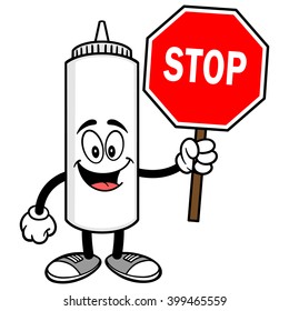 Mayonnaise with a Stop Sign