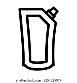 Diseño de iconos de la línea del vector de mayonesa