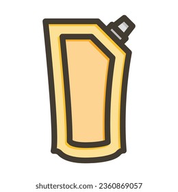 Mayonnaise Vector Thick Line Filled Colors Icon For Personal And Commercial Use.

