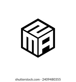 MAZ letter logo design with white background in illustrator, vector logo modern alphabet font overlap style. calligraphy designs for logo, Poster, Invitation, etc.