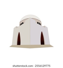 Mazar e Quaid e Azam Vector Illustration Design, Quaid e Azam mausoleum,  Quaid e Azam Mazar and Tomb