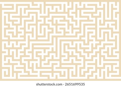 Maze activity sheet for brain games and educational activity books. Ideal for printable worksheets and cognitive skill development.
