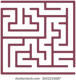 Hoja de actividades de laberinto para juegos cerebrales y libros de actividades educativas. Ideal para hojas de trabajo imprimibles y desarrollo de habilidades cognitivas.