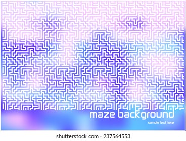 maze background on bokeh background