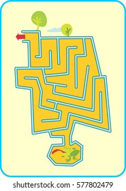 maze for children. activity maze for kids. fun games