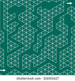 Maze for children. Vector illustration.