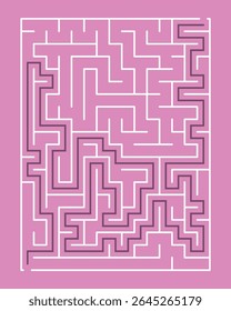 Labyrinth mit buntem Hintergrund - einfach Gehirn Spiel mit Antwort