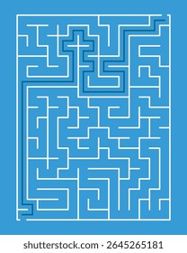 Laberinto con fondo colorido - juego de cerebro fácil con respuesta