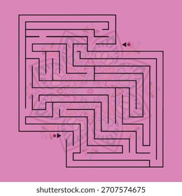 Livro De Coloração De Labirinto Para Quebra-Cabeças De Labirinto 