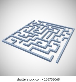 Maze concept for your business presentation