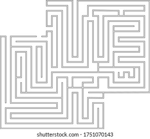 Los diseños elegantes de Maze conundrum . Juegos educativos y lúdicos para niños
