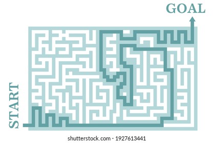 Maze, educational game to train your brain, with answers