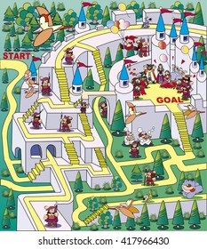 Maze of Europe castle