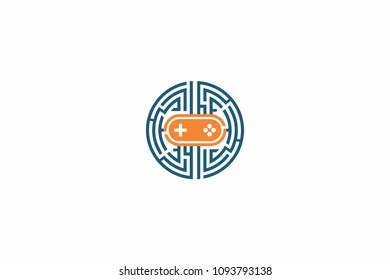 maze gam logo template