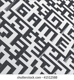 Maze Game 1 vector drawing