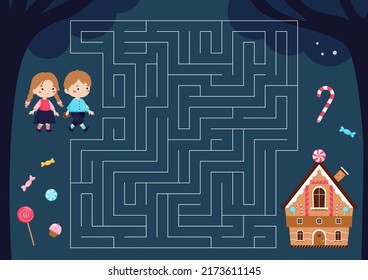 Maze game children 