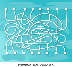 Maze Game: help find. Template for the game