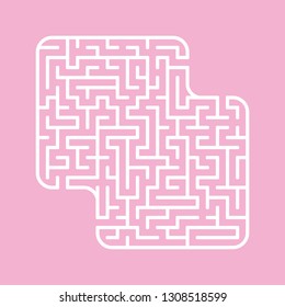 Maze. Game for kids. Funny labyrinth. Activity page. Puzzle for children. Riddle for preschool. Color vector illustration