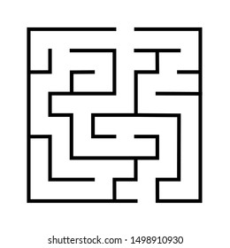 Maze. Game for kids. Puzzle for children. Maze conundrum.  Visual worksheets. Activity page.