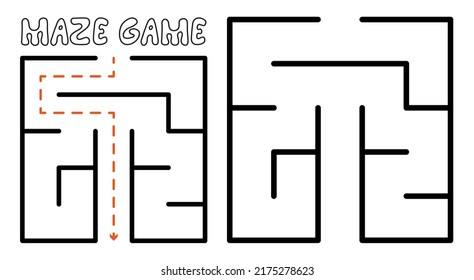 Juego de mazmorras para los niños. Rompecabezas con solución