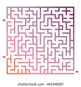 Maze game for kids. Visual game for Preschool Children. Rebus or quiz for school