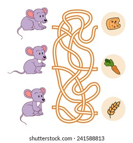 Maze game (mice and food)