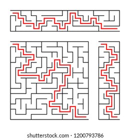 Maze game set for kids