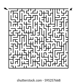 Maze Game Vector Stock Vector (Royalty Free) 595257668 | Shutterstock