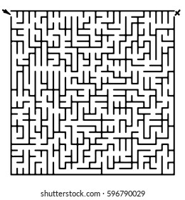 Maze game. Vector.
