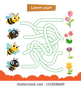 maze game vector design