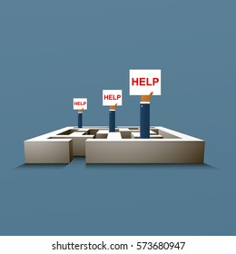Maze Help hands business