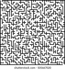 Maze of high complexity