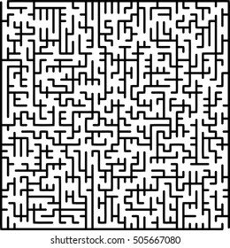 Maze of high complexity