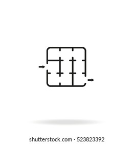 Maze icon.