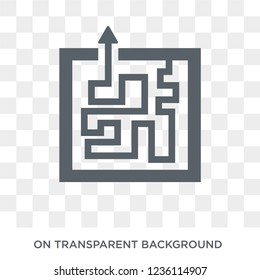 Maze icon. Maze design concept from  collection. Simple element vector illustration on transparent background.