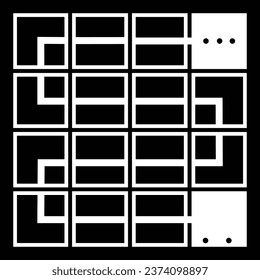 maze icon.block Art Style Design Isolated On White Background