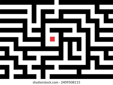 Maze Labyrinth Puzzle Game Background 