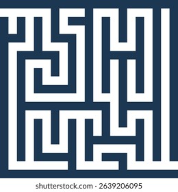 Maze, labyrinth puzzle game. Riddle, brain-teaser game concept 