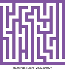 Maze, labyrinth puzzle game. Riddle, brain-teaser game concept 