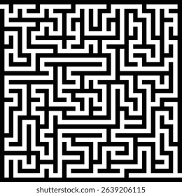Maze, labyrinth puzzle game. Riddle, brain-teaser game concept 