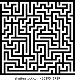 Maze, labyrinth puzzle game. Riddle, brain-teaser game concept 