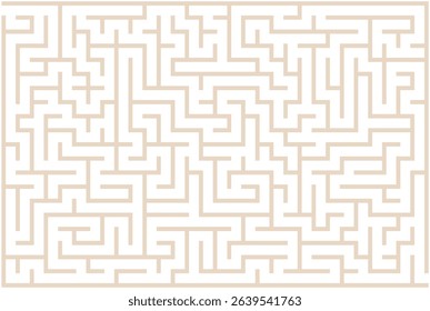 Maze, labyrinth puzzle game. Riddle, brain-teaser game concept 
