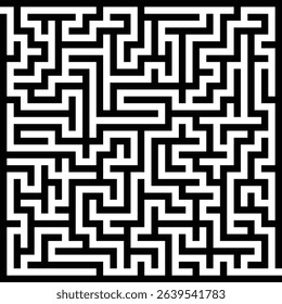 Maze, labyrinth puzzle game. Riddle, brain-teaser game concept 